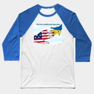 We stand with Ukraine usa Baseball T-Shirt